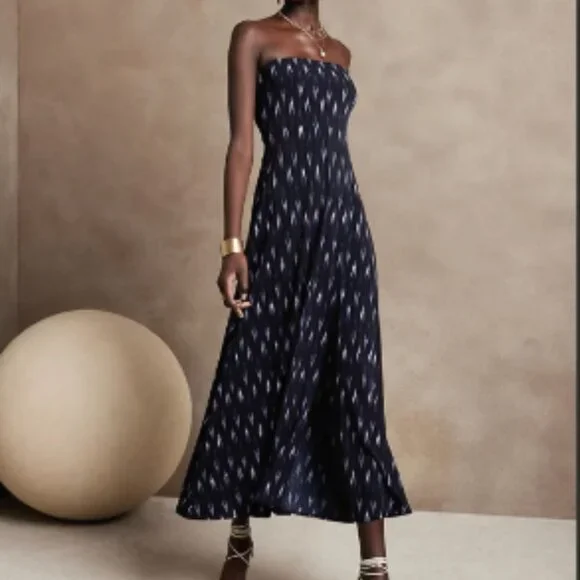 New, Tube Maxi Dress; S Tall - Picture 1 of 5